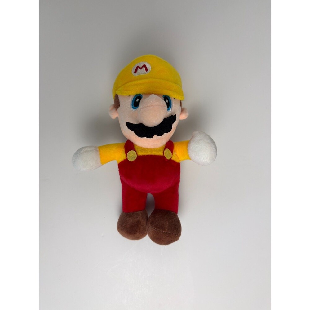Nintendo Super Mario Bros Yellow Hat 11 Inch Plush Stuffed Animal Toy